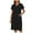 Womens Black Nightgowns Clearance, variant on OSFVNOXV Long Nursing Nightgown for Women 100% Cotton Sleepshirts Short Sleeve Loose Fit V-Neck Loungewear with Pockets