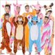 thumbnail image 2 of Pijamas navideños de unicornio para niños y niñas, ropa de dormir de invierno con diseño de animales, 2 of 2