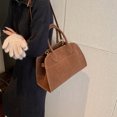 thumbnail image 4 of Bolso Bolsas para Mujeres Bolsos Gamuza Correa Ajuste Color Sólido Viajar, 4 of 8