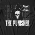 thumbnail image 3 of Marvel Spider-Man Brand New Day Men's The Punisher Skull Silhouette T-Shirt (Black, S-XXXL), 3 of 4