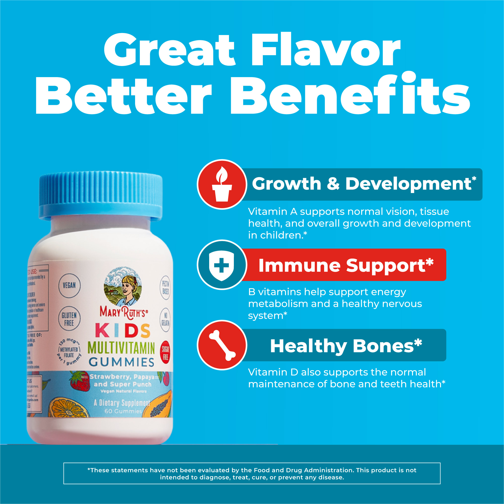 MaryRuth's Kids Multivitamin Gummies, Ages 4+, 60 Count photo 5