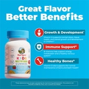 MaryRuth's Multivitamin Gummies for Kids Ages 4+, Bone Health, Immune Support, General Health, Gluten-Free Sugar-Free Vegan Unisex, 60 Count