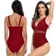 thumbnail image 2 of FJUCHAI Womens One Piece Swimsuits Deep V Neck Swimwear，Bathing Suits Bathing Suit for Women S-XXL, 2 of 9