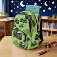 thumbnail image 3 of Yuyamidu Green Tractor 4Pcs School Backpack Set for Boys Girls Preschool Kindergarten Primary Students Kids Shoulder Bag with Lunch Bag, Pencil Case & Water Bottle Bag, 3 of 7