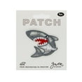 thumbnail image 3 of Gwen Studios Embroidered Gray Shark Iron-on Patch Applique, 2.2" x 2", 3 of 6