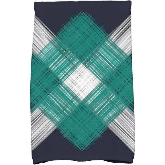 Simply Daisy 18" x 30" String Art Geometric Print Kitchen Towel