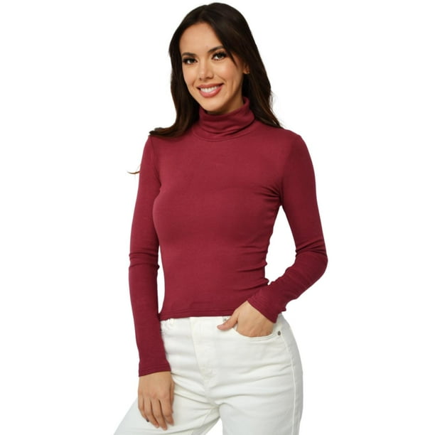 Blusa cuello de tortuga Balam, 0055 (Vino) vino CH Balam BL-BAL-0055-VINO-TR
