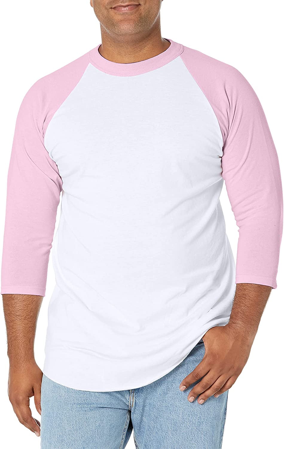 Soffe Men's 3/4 Sleeve Baseball Jersey