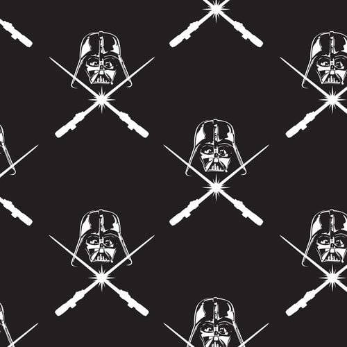 LucasArts Cotton Star Wars Darth Vader Fabric, per Yard