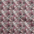 thumbnail image 1 of oneOone Velvet Magenta Fabric Leaves Craft Projects Decor Fabric Printed By The Yard 58 Inch Wide, 1 of 4