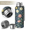 thumbnail image 2 of 20 Oz Pioneer Flower Coffee Tumbler Double Wall Insulated Stainless Steel Water Bottle | Metal Reusable Thermoses Flask with Cup Cap | Leak & Sweat Proof with Anti-Dust Lid, 2 of 7