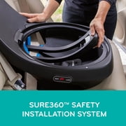 Evenflo Revolve360 Extend All-in-One Rotating Car Seat with Quick Clean Cover, Rowe Pink