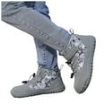 thumbnail image 5 of Zshosam Boots for Girls Toddler Winter Snow Boots Waterproof Insulated Boys Girls Hiking Boots Size 1.5,(Grey Big Kids 1.5), 5 of 9