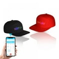 thumbnail image 3 of Baseball Cap With LED Display Smartphone App Controlled Glow DIY Edit Text Hat, 3 of 10