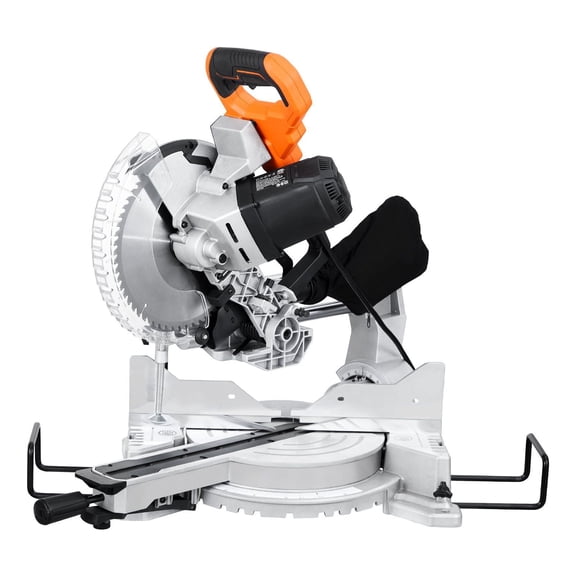 Professional Double Bevel Compound Miter Saw 10-Inch Slide, 15 Amp Corded, 60-Tooth Blade for Carpentry