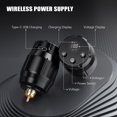 thumbnail image 2 of HAOAN Wireless Tattoo Power Supply for Tattoo Machine  Tattoo Battery Pack 1500mAh  RCA Connector  LED Digital Display  Tattoo Machine Parts for RCA Tattoo Gun1, 2 of 5