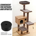 thumbnail image 4 of KAKOWELY 2pcs Diy Cat Climbing Frame Accessories Tube Plugs Hole Plug Easy Installation Multi-Functional Design For Cat Scratching Post Replacement And Repair,2.8X"X2.8"X1.14", 4 of 4