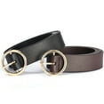 thumbnail image 3 of unbranded Women Casual Dress Belt Belt with Round Buckle For Dress and Jeans Accessories (Black), 3 of 8