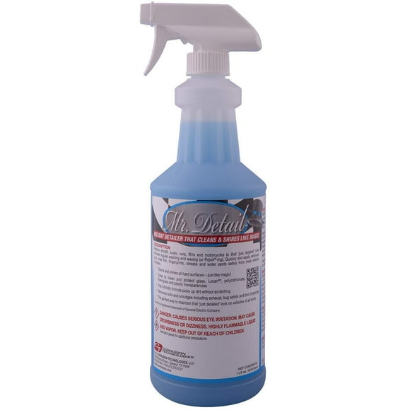 Corrosion Technologies Mr. Detail 65108 (32 oz Trigger) – Quick Detail Spray | Cleans Dust, Dirt, Bug Strike and Bird Droppings | Removes Water Spots and Surface Contaminants | Enhances Shine