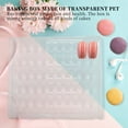thumbnail image 3 of EIMELI Clear PET Closeable French Macaron Storage Trays - Holds 50 Macarons Per Set - Pack of 4Sets, 3 of 8
