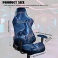 thumbnail image 2 of Whosucclay Elk Galaxy Print Gaming Chair Cover, Stretchable Elastic Computer Desk Chair Cover with Armrest Covers, 4Pcs Soft Non Fading Office Chairs Covers Slipcovers, 2 of 8