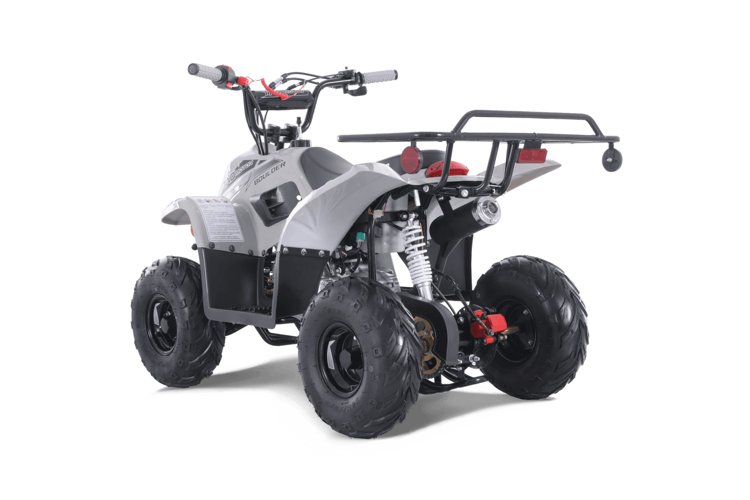 Tao Motor 110CC New Boulder, 4-Stroke Engine Max 0.6Gal Tank ATV Gas Car for Kids, New, Black