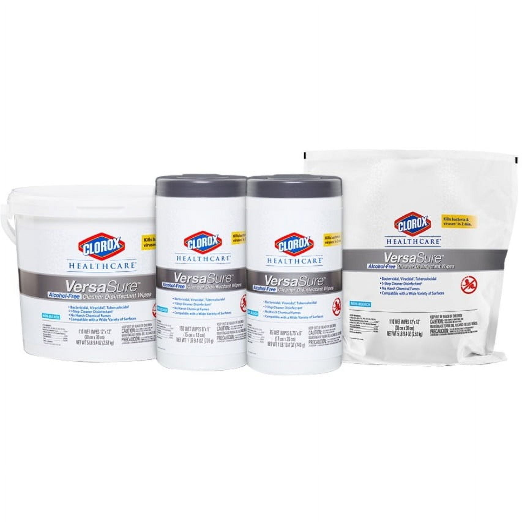 CLOROX 31759 VersaSure Disinfectant Wipes