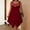 Wine, variant on Blmnix Ladies Dresses Plus Size Dresses Shift Tank Dress Dresses Sleeveless Midi Dresses Blue Crew Neck Antimicrobial Protection Summer Dress for Women,S