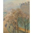 thumbnail image 3 of Albert Marquet 15x18 Black Modern Framed Museum Art Print Titled - Le Pont-Neuf, Fall Mist (1938), 3 of 5