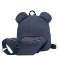 thumbnail image 1 of Bolso Hombro para Mujer Mochila Lona Sólida Compras, 1 of 9