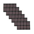 thumbnail image 2 of Poinsettia Plaid Woven Placemats Set of 6, 13" x 19", 2 of 6