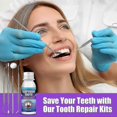 thumbnail image 5 of Kit de reparación de dientes, kit de reemplazo de dientes temporales, reparación de reemplazos de dientes faltantes y rotos con herramienta, 5 of 5