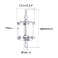 thumbnail image 2 of Unique Bargains M16x1.5 Thread 200ml Sight Gravity Drip Feed Needle Valve Type Oil Cup, 2 of 5