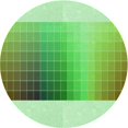 thumbnail image 1 of Ahgly Company Machine Washable Indoor Round Transitional Green Area Rugs, 7' Round, 1 of 7