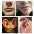 thumbnail image 4 of 6 Pcs Hypoallergenic Clear Nose Rings, 16G Bioflex Septum Rings, Clear Piercing Retainers for Surgery, Body Piercing Jewelry for Women Girls Men, Lip Cartilage Tragus Earring Retainer, 10/12/14mm, 4 of 4