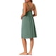 thumbnail image 3 of INSPIRE CHIC Camisón de Mujer Sin Espalda con Tirantes Cruzados, Pijamas Sueltos, Ropa de Casa Casual, Verde M, 3 of 6