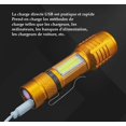 thumbnail image 5 of Juego de linterna LED: linterna con mango luminoso para trabajar, andar en bicicleta, acampar, leer, hacer caminatas y hacer caminatas, 5 of 5