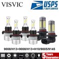 thumbnail image 2 of For Ford F250 F350 F450 2005-2019 6PCS LED Headlight Fog Light Bulbs 6000K Combo, 2 of 5