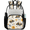 Multicolor 1, variant on Horses Clear Backpack for Stadium Events, Transparent Backpacks See Through Plastic Bag for Concerts & Work, Western Rustic Farmhouse Animals