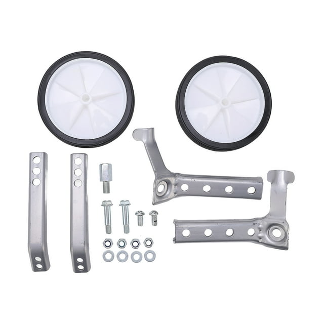 Roues Stabilisatrices de Vélo, Roues Stabilisatrices Robustes Réglables Capacité de Charge 100 kg Stables pour Débutants Gris