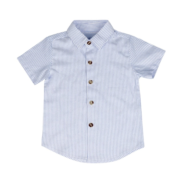 Chemisier et Chemise à Manches Courtes Col Rabattu, Chemises pour Enfants Manches Courtes Graphique Chemise Fine Unie Décontractée pour Garçon de 3-11 Ans Chemise à Manches Courtes pour Enfants
