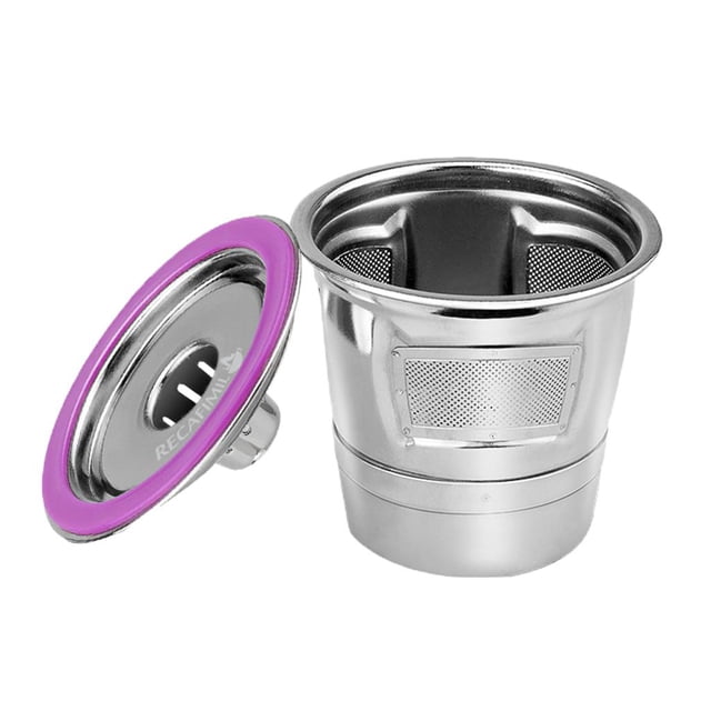 Vaina reutilizable del filtro del café de la taza de la cápsula del café del acero inoxidable 304 Baoblaze Cápsula de café de acero inoxidable