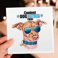 thumbnail image 7 of 3drose, Sweet Chiweenie Dog Chihuahua and Dachshund Mix Cool Fathers Day, 6 Greeting Cards with Envelopes, 7 of 7
