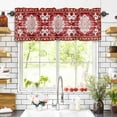 thumbnail image 3 of Retro Ethnic Valances for Windows Tribal Boho Rod Pocket Curtain Valance Window Treatment Short Curtains for Kitchen Living Room, 58"x16", 3 of 5