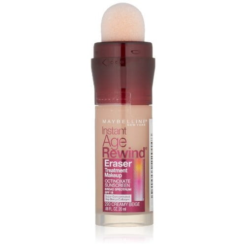 profiel Caius leider Maybelline Instant Age Rewind Eraser Treatment Makeup, Creamy Beige, 0.68  fl. oz. - Walmart.com