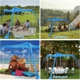 thumbnail image 6 of Beach Canopy Tent Sun Shade with UPF 50+ UV Protection, Beach Tent Sun Shelter with Sandbags, Poles and Ground Pegs and Anti-Wind Ropes for Outdoor, Camping, Backyard and Picnics, 6 of 7