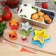 thumbnail image 4 of Juego de cortador y sellador de sándwiches, máquina para descortezar pan, máquina para hacer panqueques, cortadores de galletas con forma de corazón, cuadrado, circular y dinosaurio, regalo para, 4 of 5