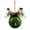 Green, variant on dajkiuy Christmas Bells, Jingle Bells for Christmas Holiday Decoration Bell Pendants Christmas Tree Hanging Ornament Metal (White)