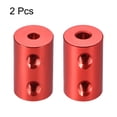 thumbnail image 2 of Shaft Coupling 3.17mm to 4mm Bore L20xD12 Robot Motor Wheel Rigid Flexible Coupler Connector Red 2 Pcs, 2 of 3