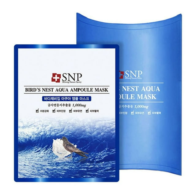 SNP Bird's Nest Aqua Ampoule Mask
